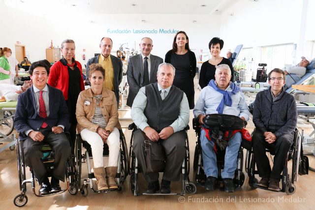 Visita de la ConsejerÃa de Asuntos Sociales de la Comunidad de Madrid en su visita a Aspaym Madrid y la Fundación del Lesionado Medular (FLM)